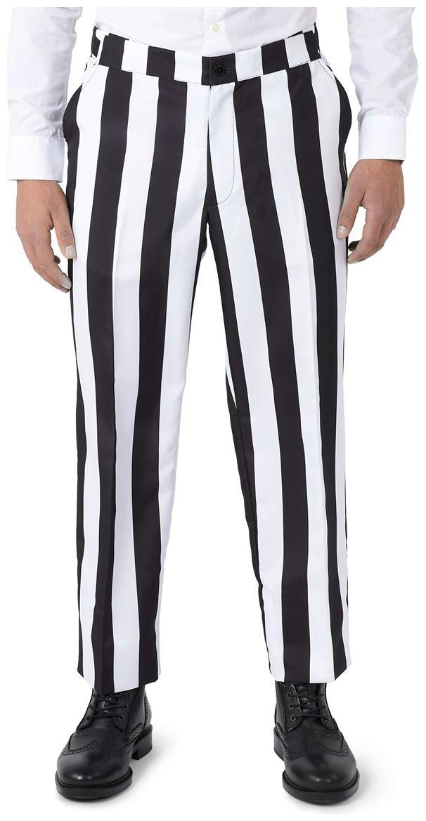 Classic Beetlejuice Men's Suit for Halloween Parties 80s Themed Events and Costume Celebrations