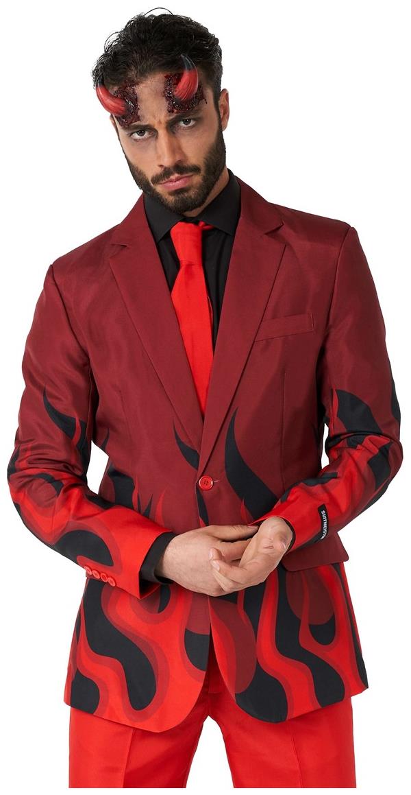 Devil Red Suit for Halloween Costume Parties and Themed Events for Men