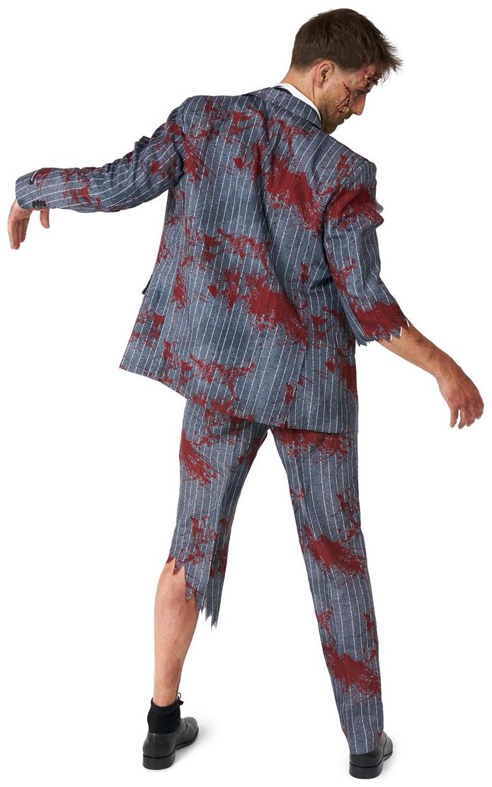 Suitmeister Zombie Grey Suit for Halloween Parties Corporate Events and Fun Costumed Celebrations