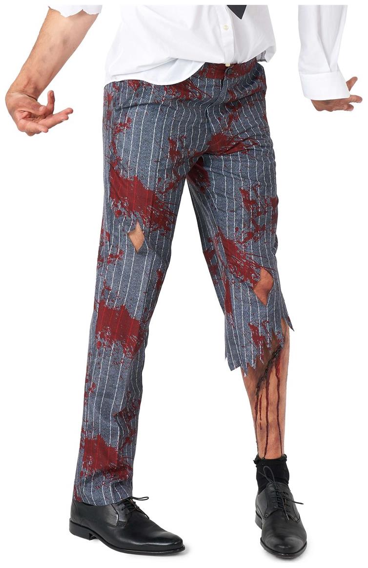 Suitmeister Zombie Grey Suit for Halloween Parties Corporate Events and Fun Costumed Celebrations