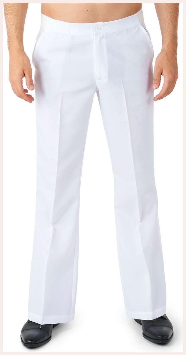Stylish Suitmeister Disco Suit White for Halloween Parties Costume Events and Disco Dance Nights