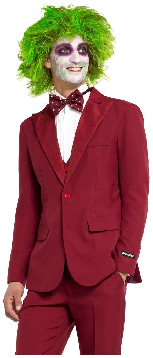 Stylish Beetlejuice Groom Suit for Halloween Parties Dress Up and Fun Events