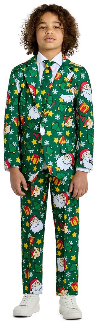 Adorable Suitmeister Boys Santa Elves Suit for Holiday Parties Christmas Gatherings and Family Celebrations