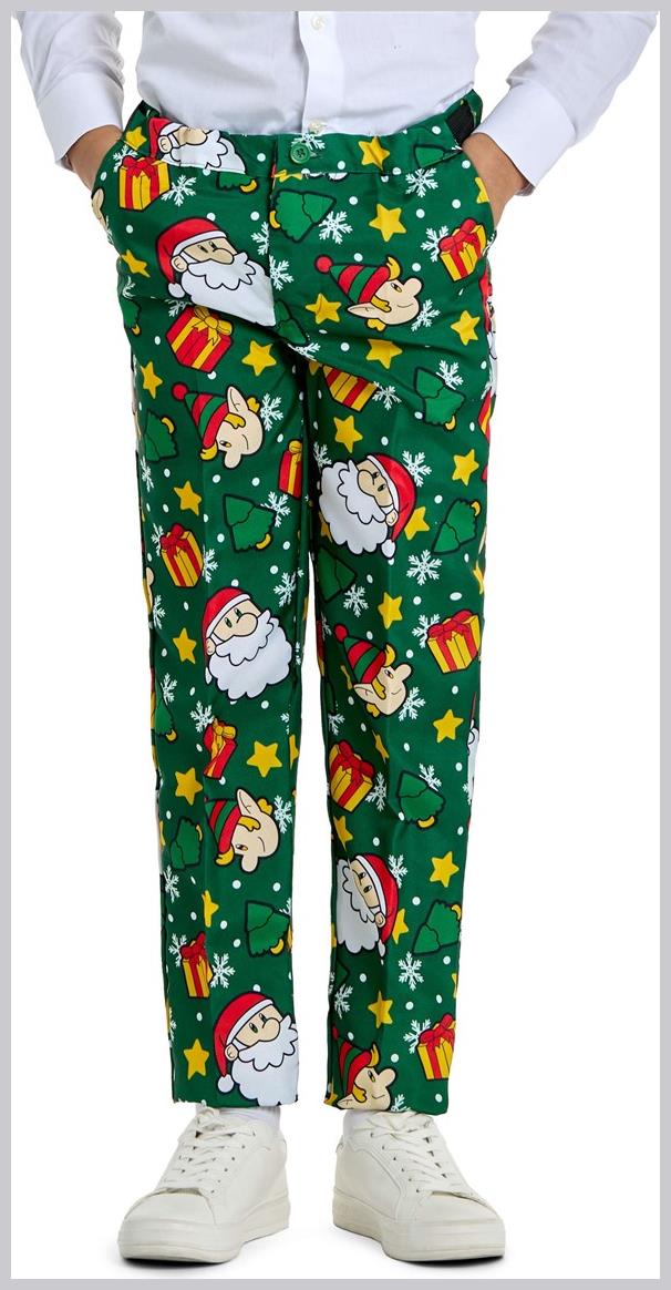 Adorable Suitmeister Boys Santa Elves Suit for Holiday Parties Christmas Gatherings and Family Celebrations