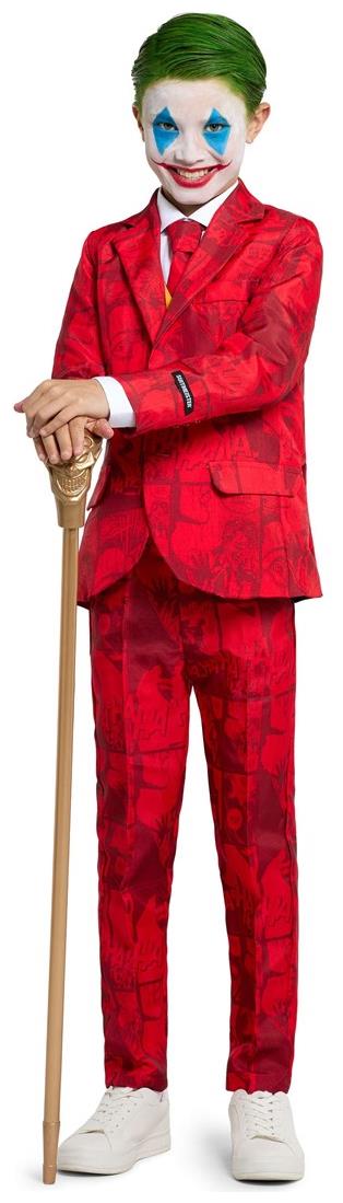 Scarlet Joker Boys Suit for Halloween Comic Book Parties and Costume Events