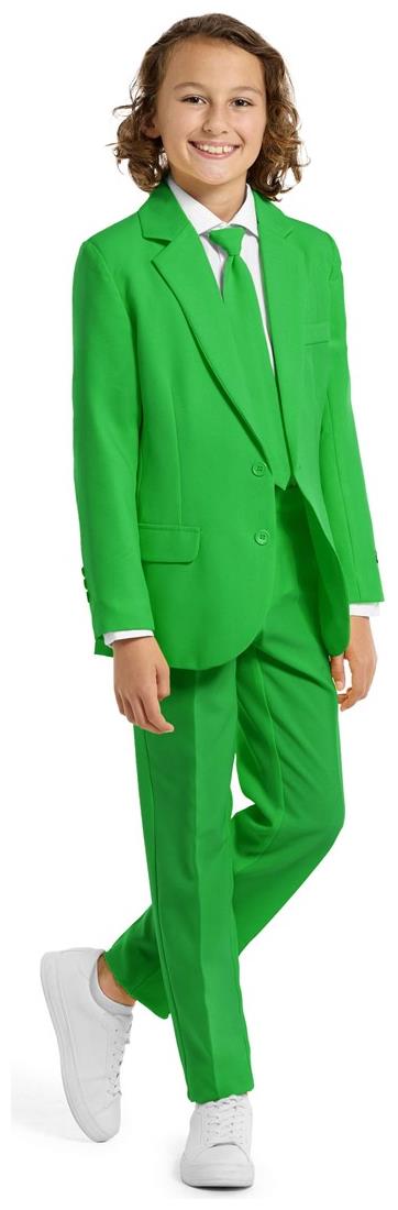 Suitmeister Boys Solid Green Suit for Kids Parties Dress Up and Theme Events