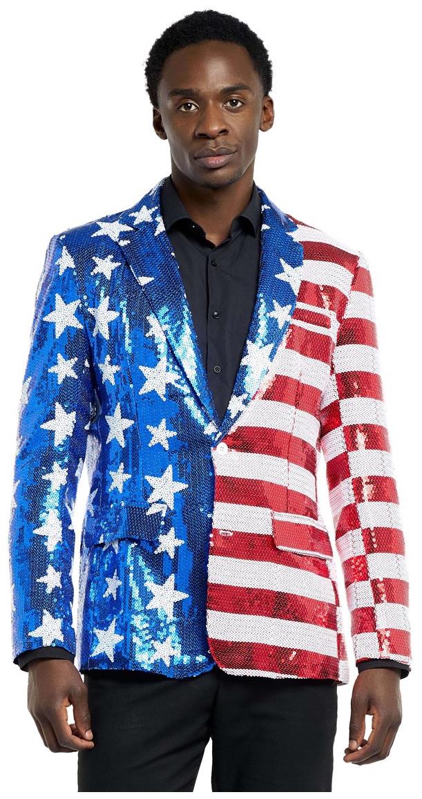 Eye-catching Suitmeister Blazers for 4th of July and American Events Celebrations