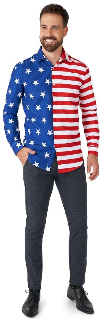 Suitmeister Men's Shirts USA Flag