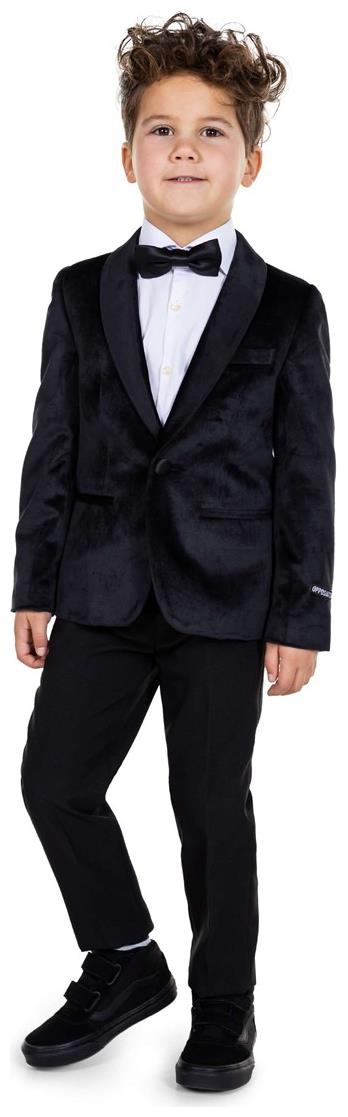 OppoSuits Deluxe Black Dinner Jacket for Kids Formal Events and Special Celebrations