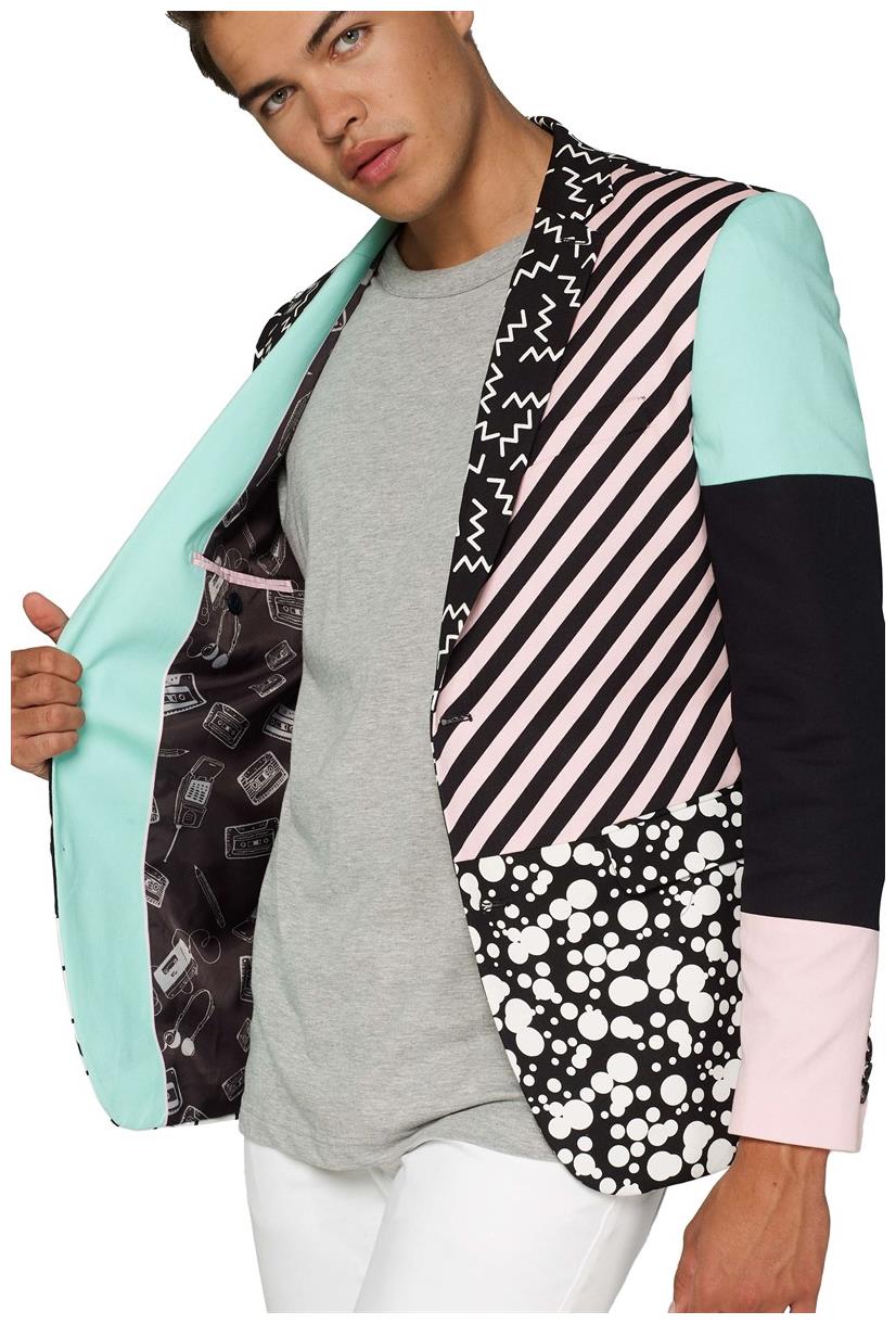 OppoSuits Deluxe Men's Blazers Retro for 80s Theme Parties and Costume Events