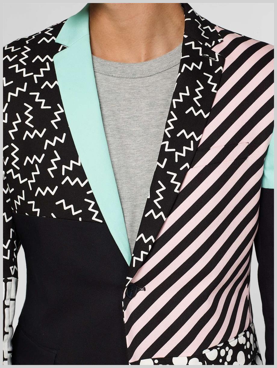 OppoSuits Deluxe Men's Blazers Retro for 80s Theme Parties and Costume Events