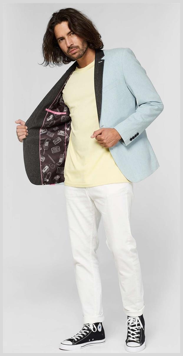 OppoSuits Deluxe Men's Blazer Retro Style for Parties Events and Vintage Costume Themes