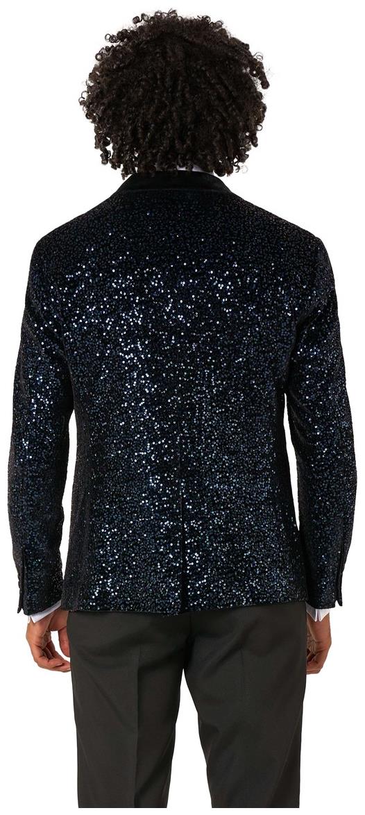 OppoSuits Deluxe Men's Blazers Dinner Jacket - Navy Sequins