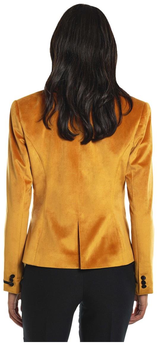 Elegant OppoSuits Deluxe Women's Gold Blazer for Holiday Parties and Formal Occasions