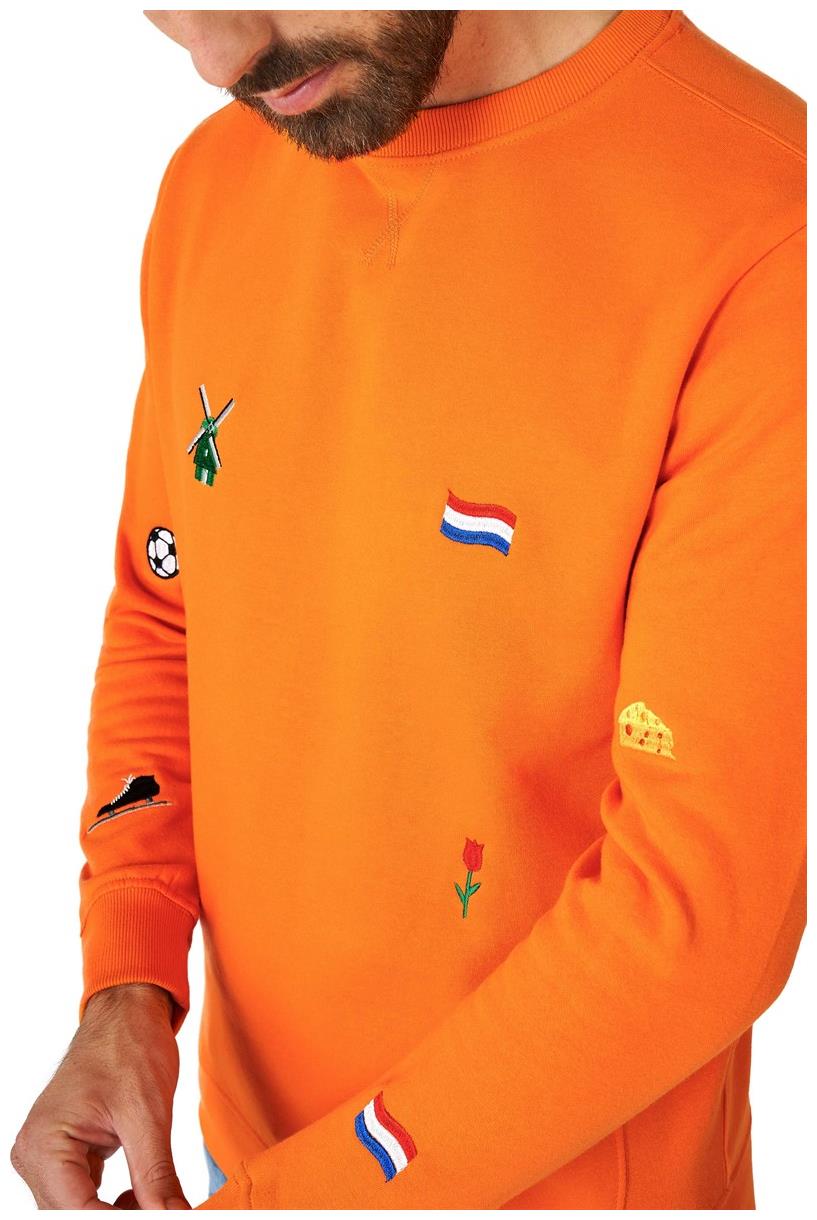 Deluxe OppoSuits Hup Holland Sweater for Sports Events and Dutch Soccer Games