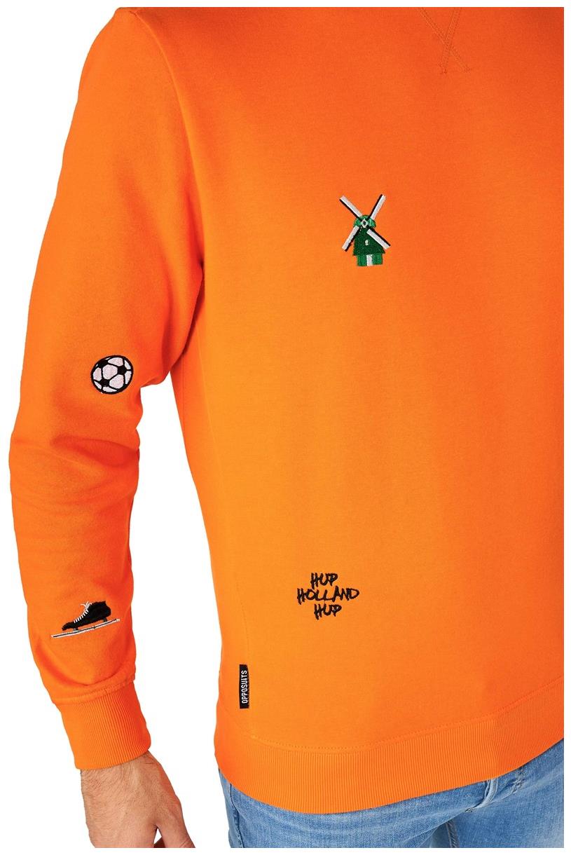 Deluxe OppoSuits Hup Holland Sweater for Sports Events and Dutch Soccer Games