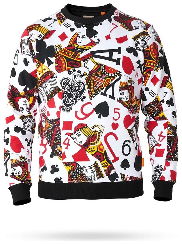 OppoSuits King of Clubs Sweater for Bachelor Parties Halloween and Vegas Adventures