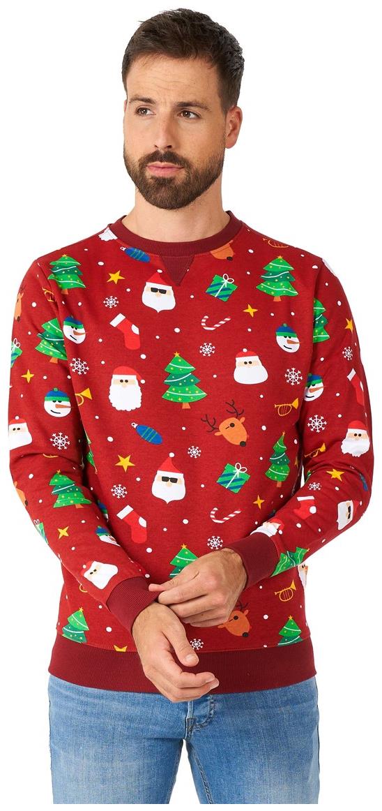 OppoSuits Festivity Sweater for Christmas Parties Holiday Celebrations and Cozy Winter Events