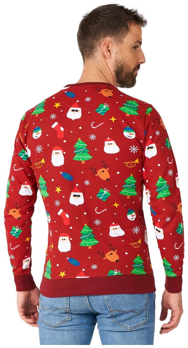 OppoSuits Men's Sweaters Festivity Red