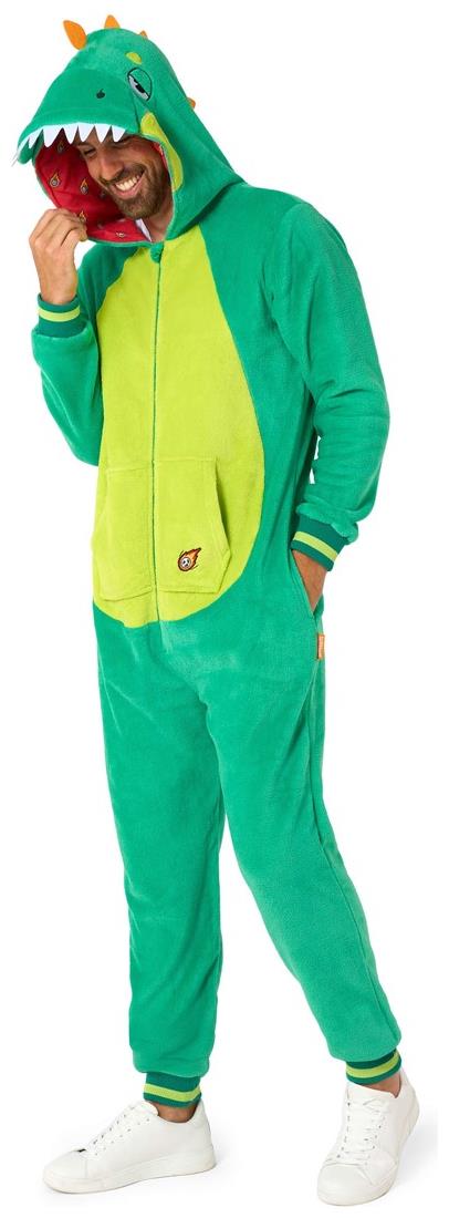 Comfortable Dinosaur Onesie for Prehistoric Fun Halloween and Cozy Nights In