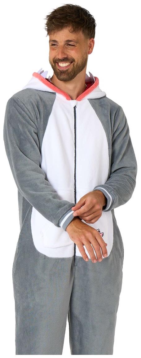 Cozy OppoSuits Shark Onesie for Relaxation Costume Parties and Fun Events
