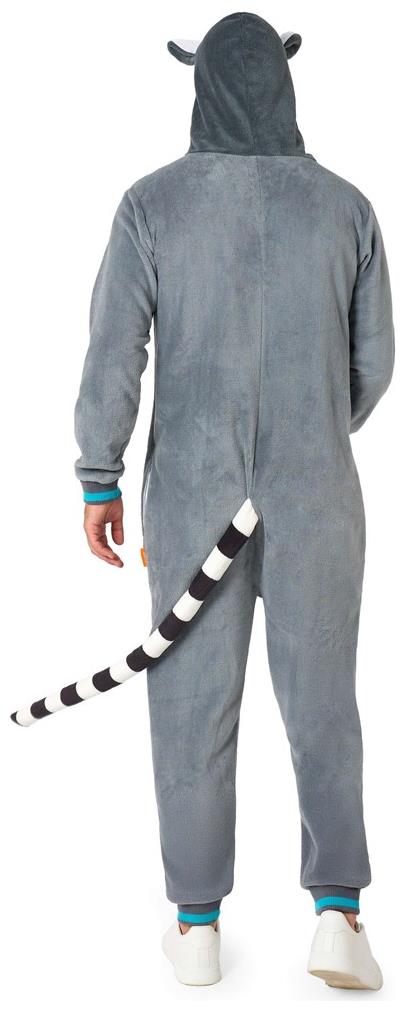 Comfortable OppoSuits Lemur Onesie for Fun Dress Up Parties and Cozy Home Wear
