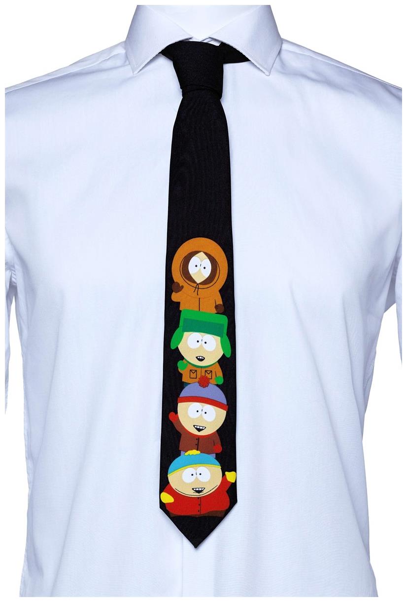 OppoSuits South Park Tie for Fans of Cartman Kenny Stan and Kyle