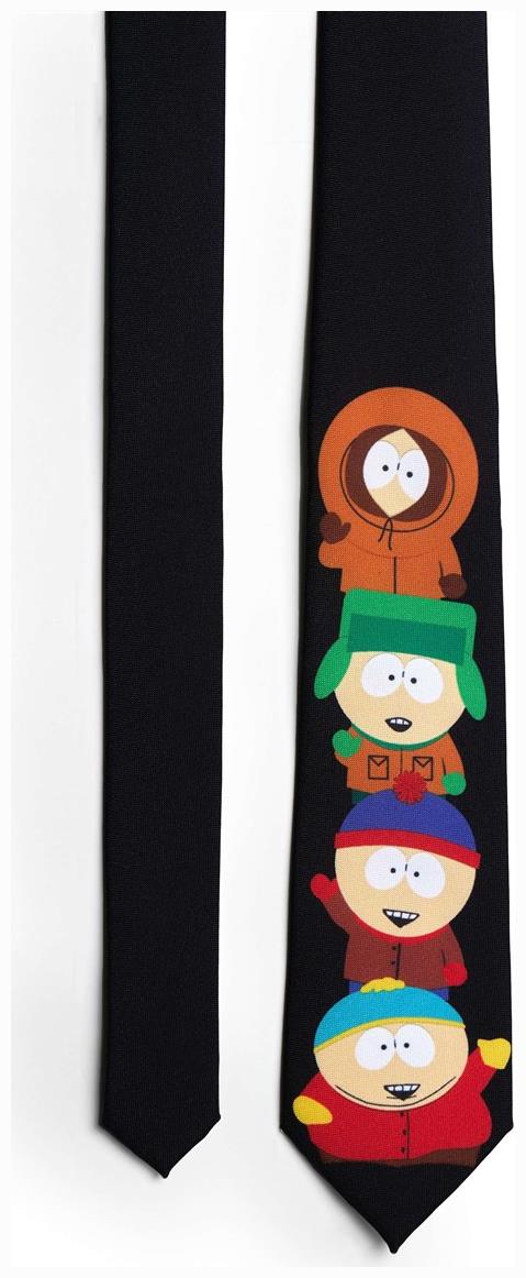 OppoSuits South Park Tie for Fans of Cartman Kenny Stan and Kyle