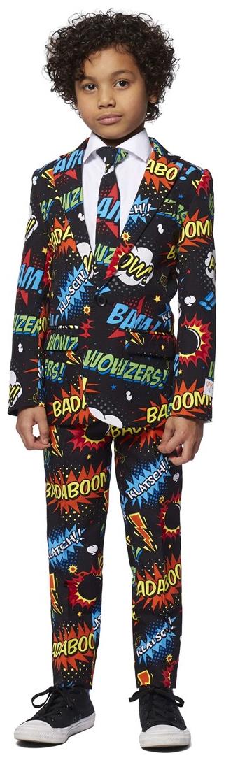OppoSuits Boys Badaboom Suit for Kids Halloween Costume Parties and Comic Book Events
