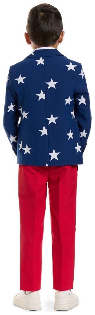 Stylish OppoSuits Boys Stars and Stripes Suit for 4th of July Dress Up Events and Patriotic Celebrations