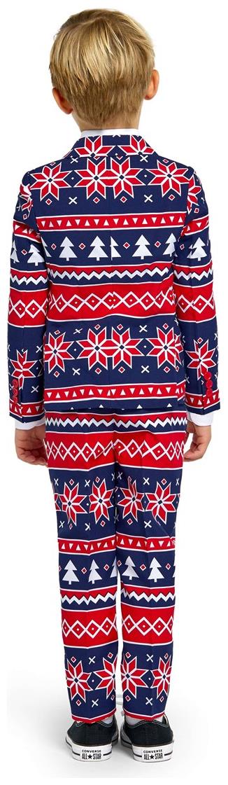 Festive Boys Nordi Noel Christmas Suit for Holiday Parties Birthdays and Family Gatherings