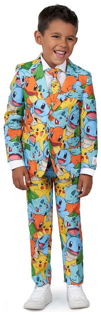 OppoSuits Boys Pokemon Costume Suit for Kids Halloween Parties and Themed Events