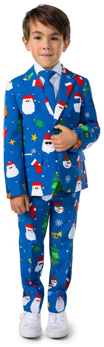OppoSuits Festivity Blue Suit for Holiday Celebrations Christmas Parties and Special Occasions