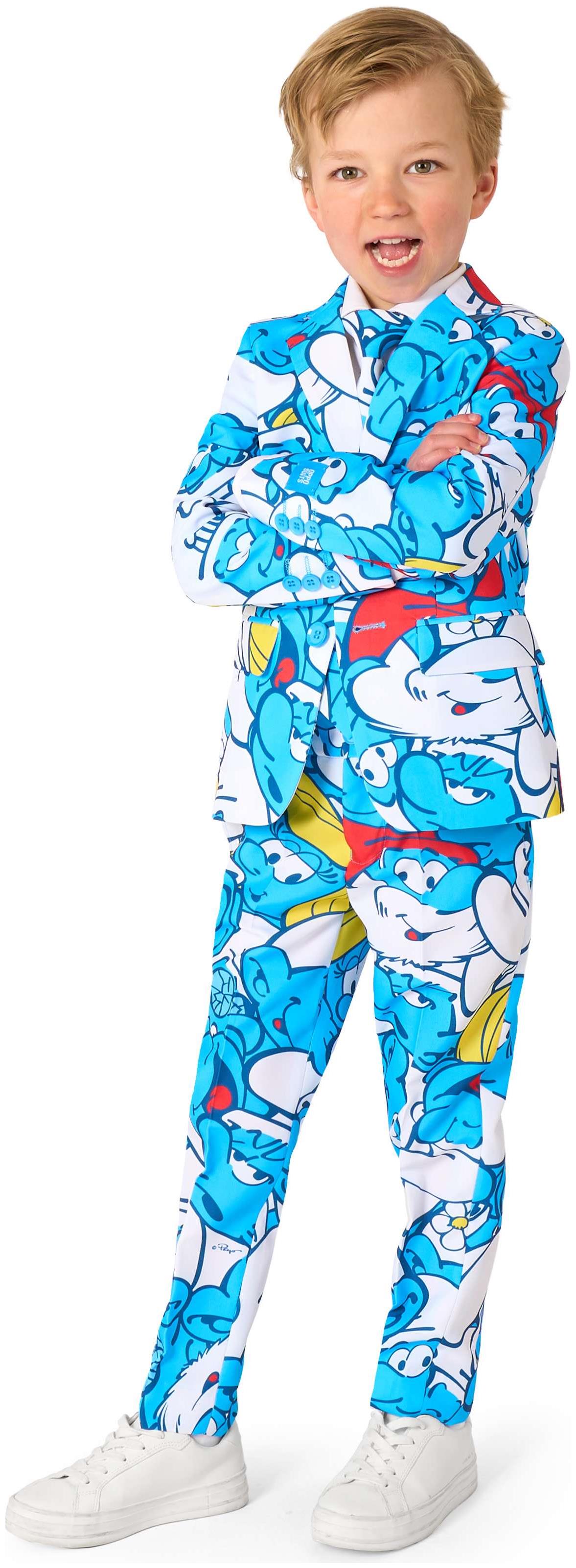 OppoSuits Boys The Smurfs Suit for Halloween Dress Up Parties and Fun Character Events