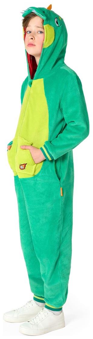 Comfortable OppoSuits Dinosaur Onesie for Kids Halloween Parties Pajama Nights and Fun Dress-Up Events