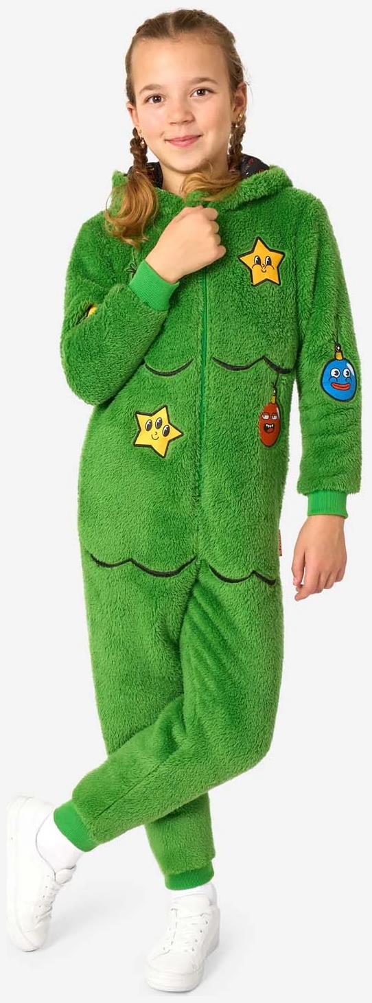 OppoSuits Kids' Onesies Merry Jinglejoy - Tree Onesie