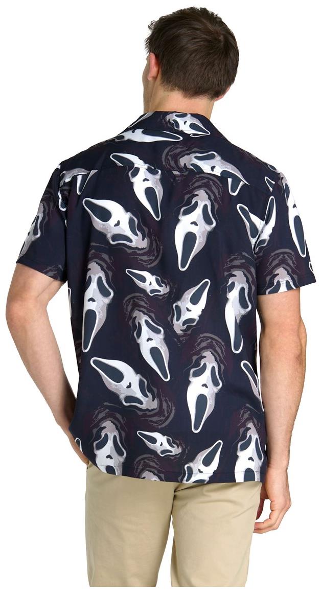 Ghostface Hawaiian Shirt for Halloween Parties Summer Festivals and Horror Movie Fans