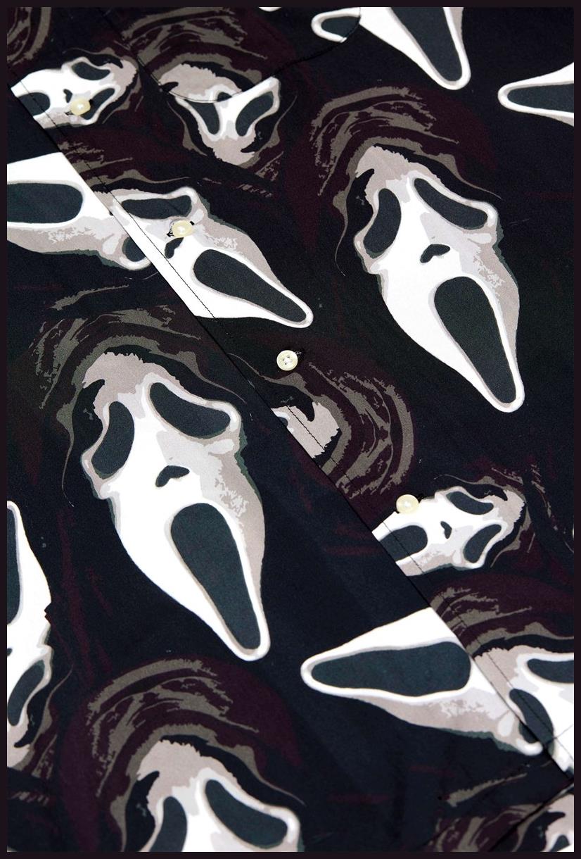 Ghostface Hawaiian Shirt for Halloween Parties Summer Festivals and Horror Movie Fans