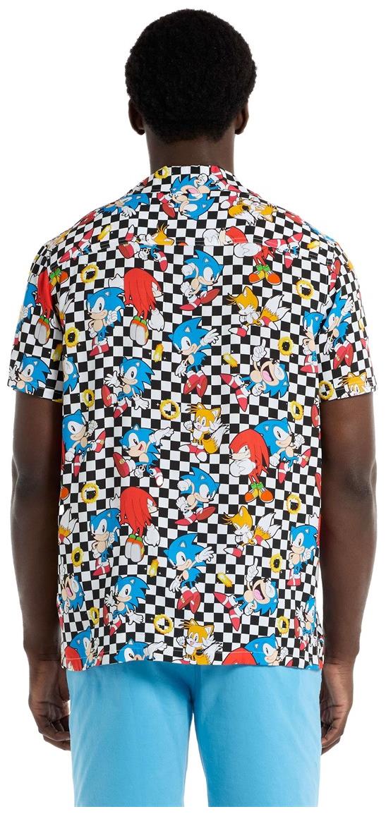 OppoSuits Men's Hawaiian Shirts Sonic Retro Rings