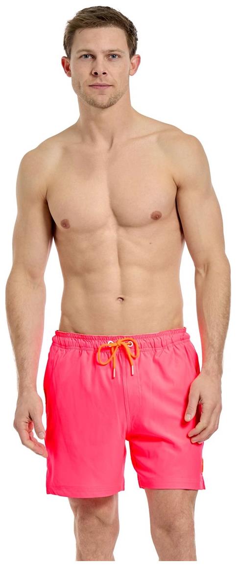 OppoSuits Men's Swim Shorts Neon Pink Power