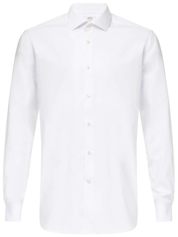 Stylish OppoSuits White Button Up Shirt for Formal Events and Holiday Gatherings