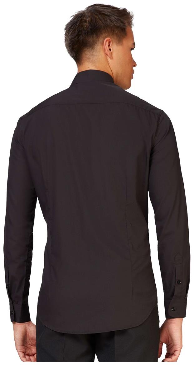 OppoSuits Men's Shirts SHIRT LS Black Knight