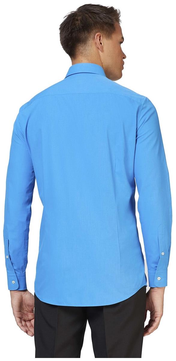 Stylish OppoSuits Men's Blue Steel Shirt for Parties Dances and Everyday Wear