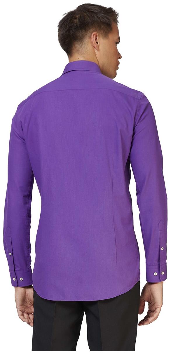 OppoSuits Men's Shirts SHIRT LS Purple Prince