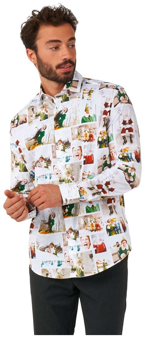 OppoSuits Men's Shirts SHIRT LS ElfT Christmas