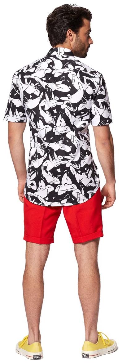 Fun OppoSuits Daffy Duck Summer Shirt for Cartoon Fans and Casual Summer Gatherings