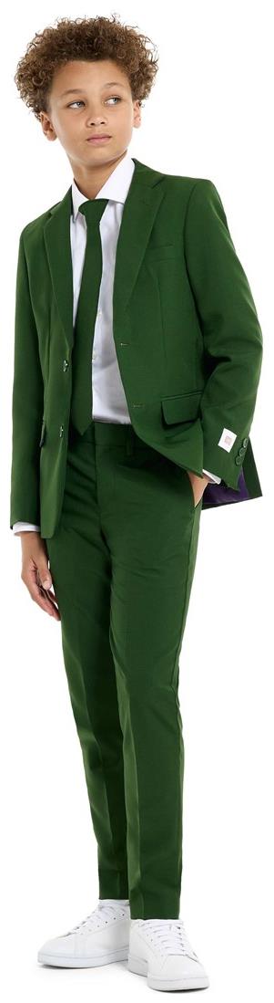 Stylish OppoSuits Green Suit for Teen Boys Halloween Parties Dress Up and Special Occasions
