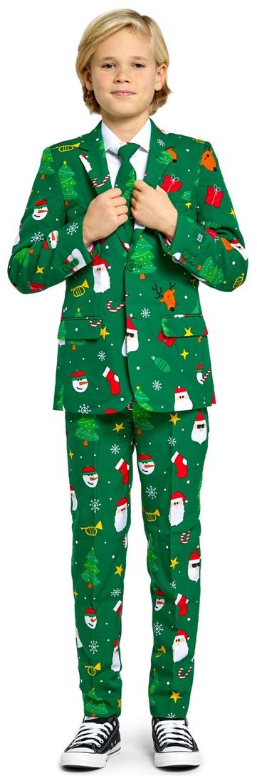 OppoSuits Teen Boys Festivity Green Suit for Holiday Events Christmas Parties and Family Gatherings
