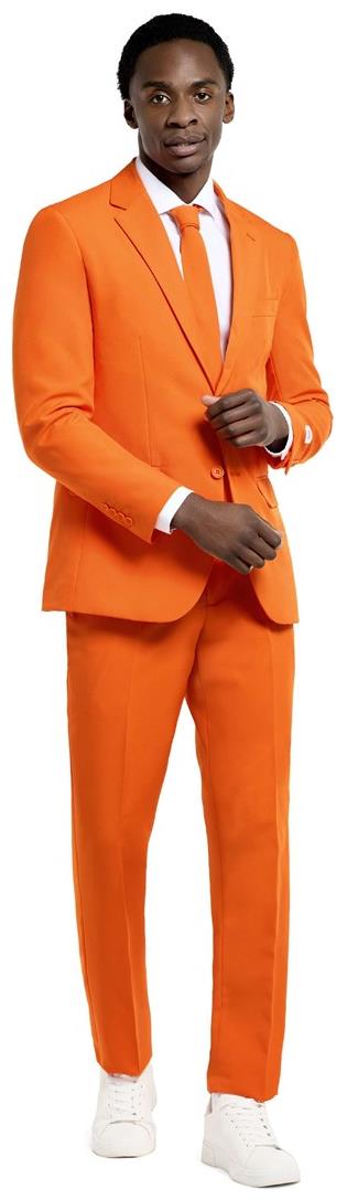 OppoSuits Men's The Orange Suit for Parties Events and Celebrations