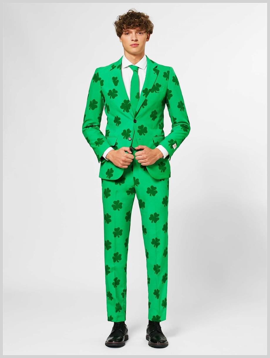 OppoSuits Patrick Suit for St Patrick's Day Themed Parties Celebrations and Festivals